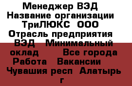 Менеджер ВЭД › Название организации ­ ТриЛЮКС, ООО › Отрасль предприятия ­ ВЭД › Минимальный оклад ­ 1 - Все города Работа » Вакансии   . Чувашия респ.,Алатырь г.